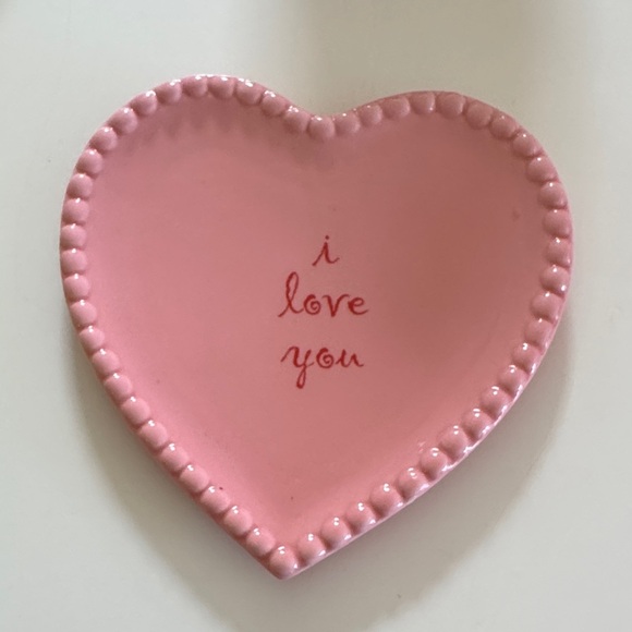 Robinwood Boston Other - Vintage 2003 Pink Heart-Shaped Plate